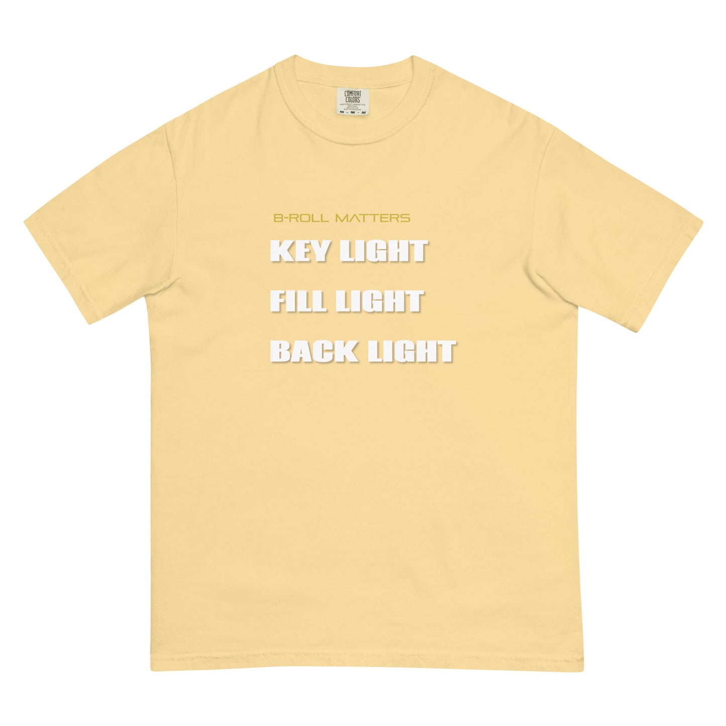 BRoll Matters 3-Point Lighting t-shirt