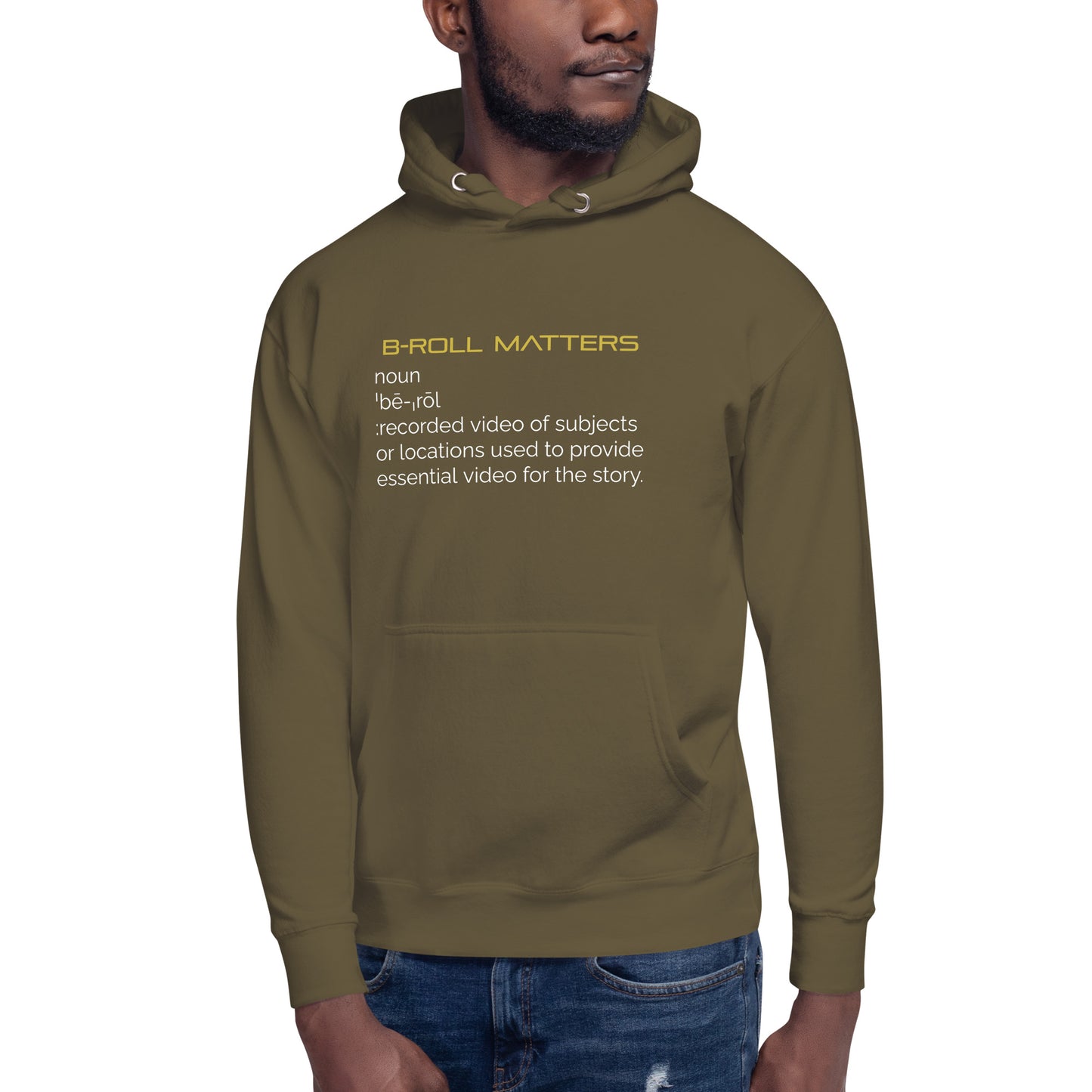 BRoll Matters Definition Unisex Hoodie