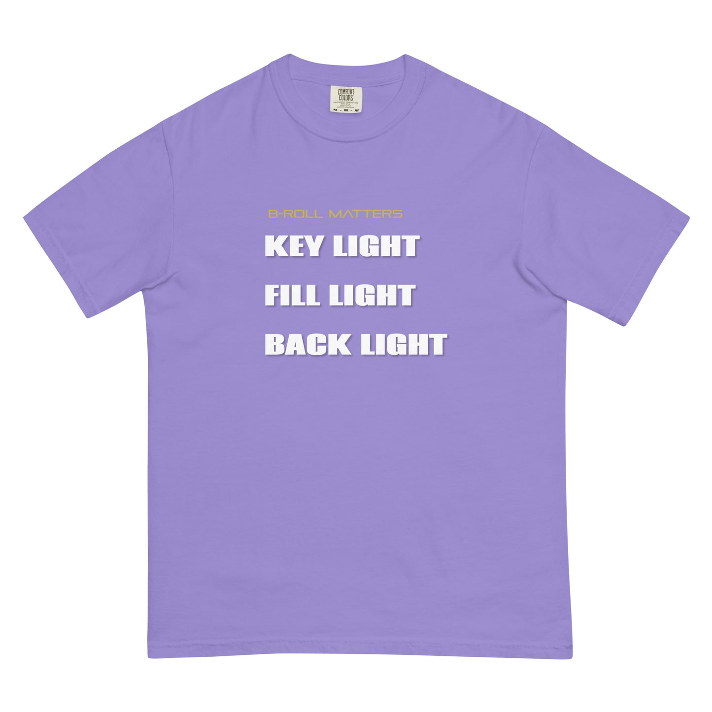 BRoll Matters 3-Point Lighting t-shirt