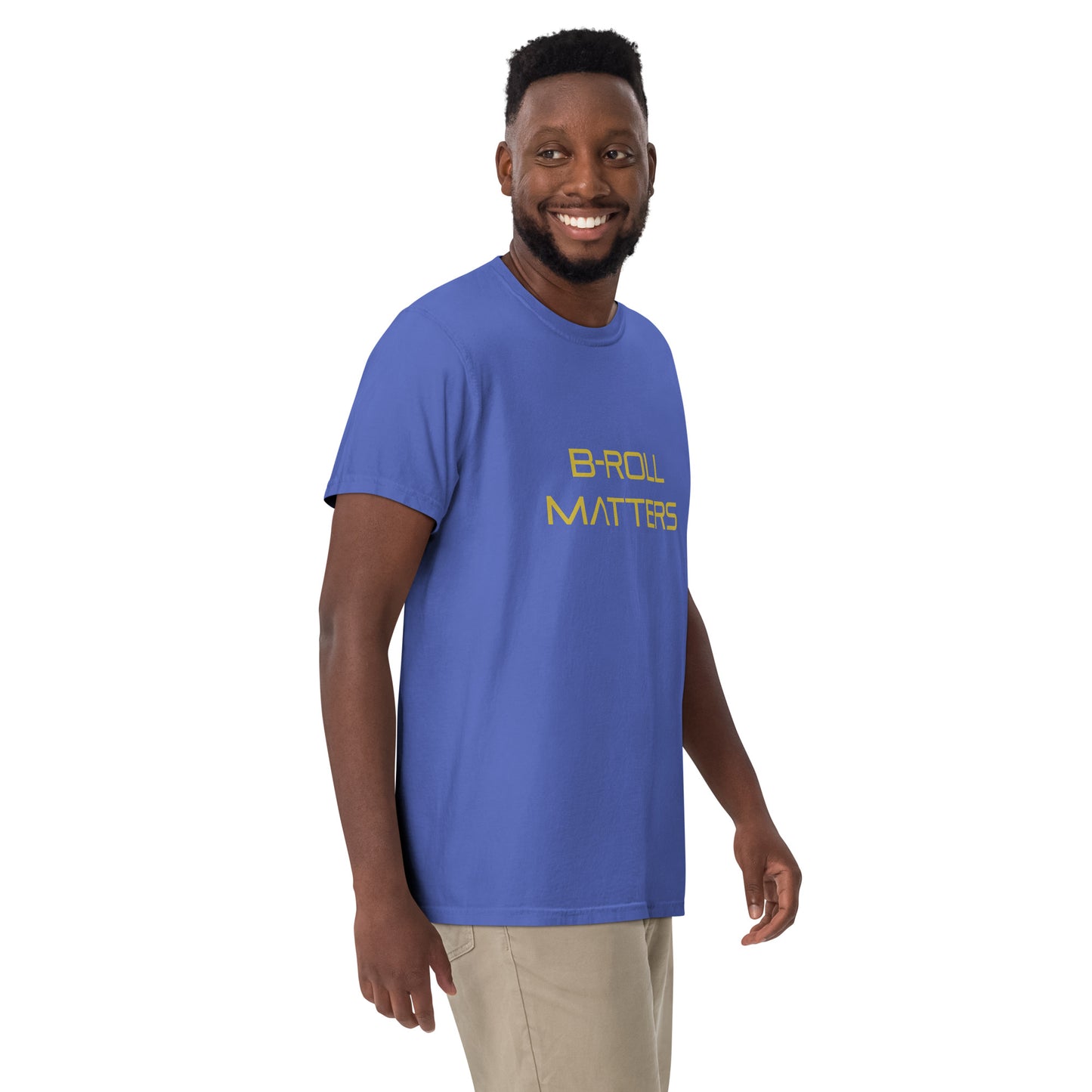 BRoll Matters Men’s garment-dyed heavyweight t-shirt